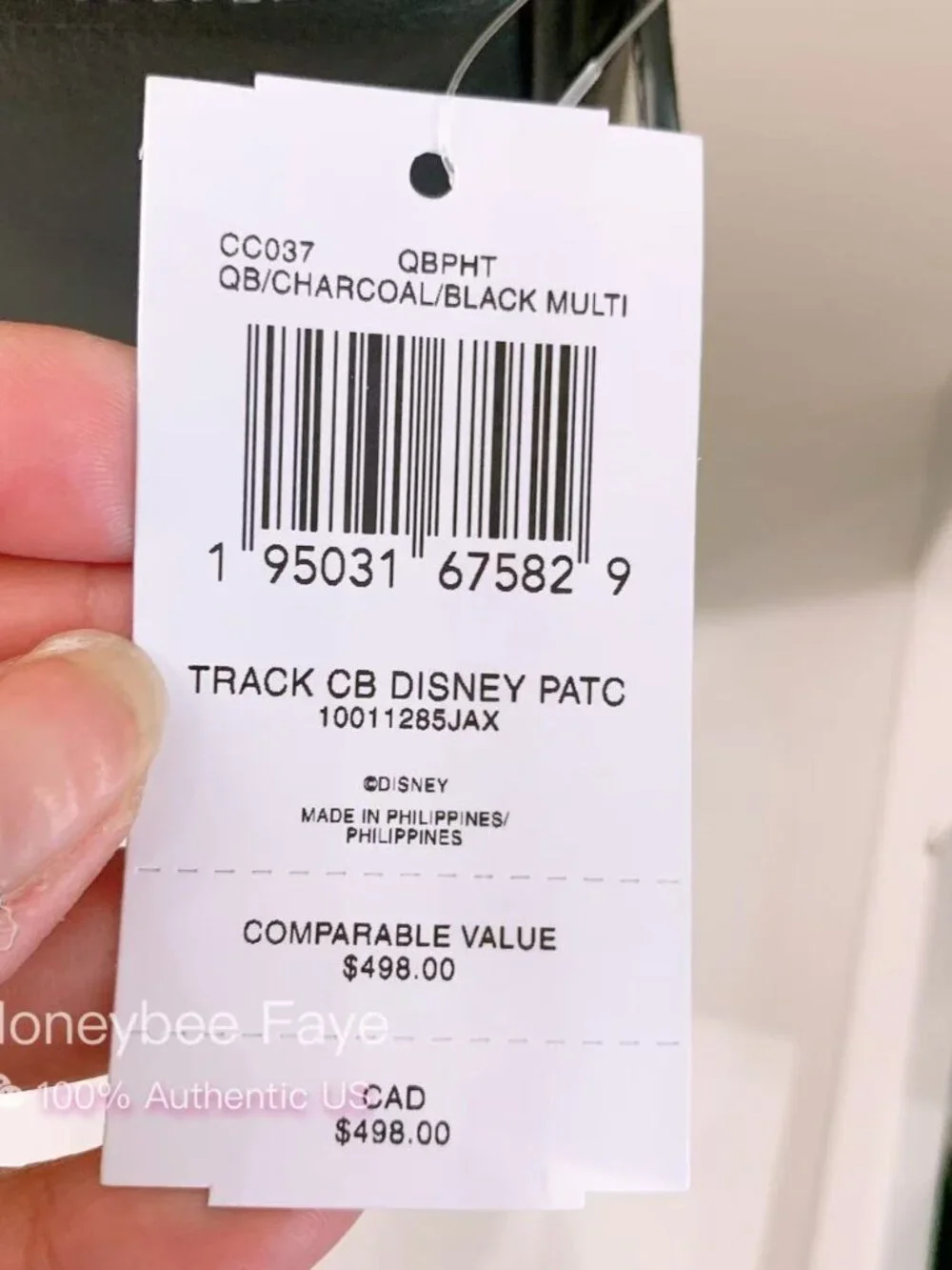 Coach nwt disney